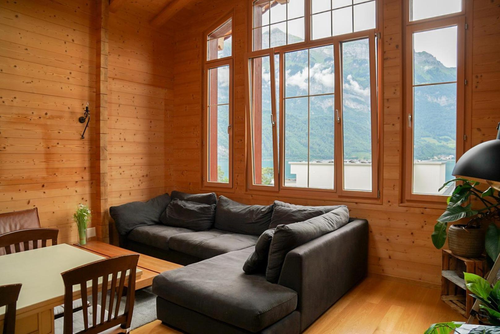 Doodle'S Amazing Chalet -Walensee - Flumserberg - Churfirsten - Heidiland - Pool - Sauna Mols Екстер'єр фото