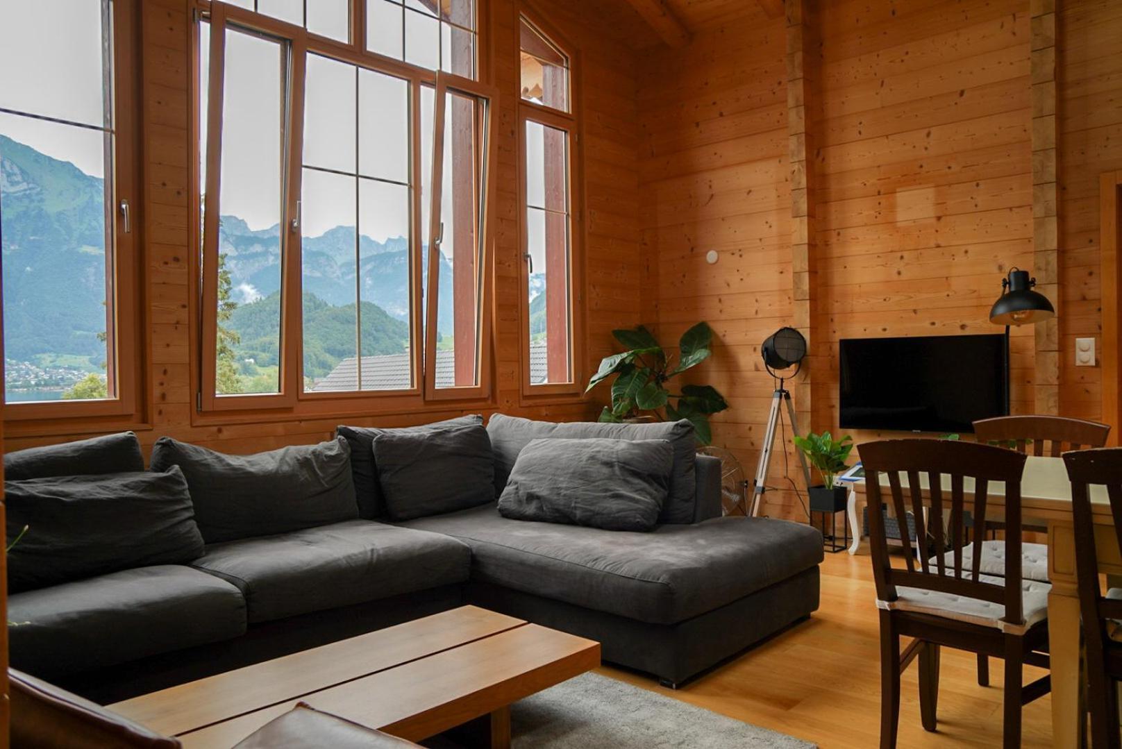 Doodle'S Amazing Chalet -Walensee - Flumserberg - Churfirsten - Heidiland - Pool - Sauna Mols Екстер'єр фото