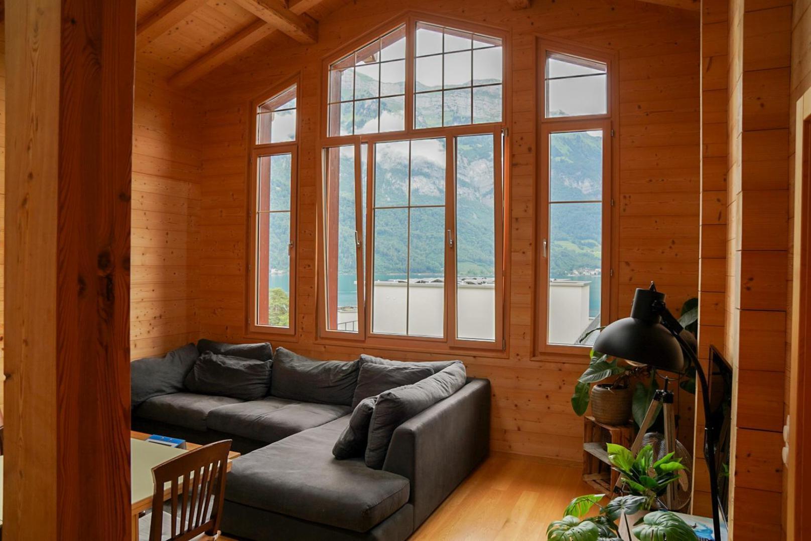 Doodle'S Amazing Chalet -Walensee - Flumserberg - Churfirsten - Heidiland - Pool - Sauna Mols Екстер'єр фото